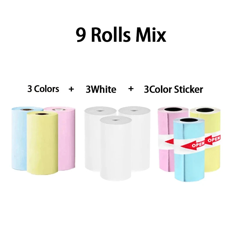 58Mm Mini Portable Thermal Printer Cat Shapes Lightweight Wireless Photo Label Memo Wrong Question Printing USB Cable Printer