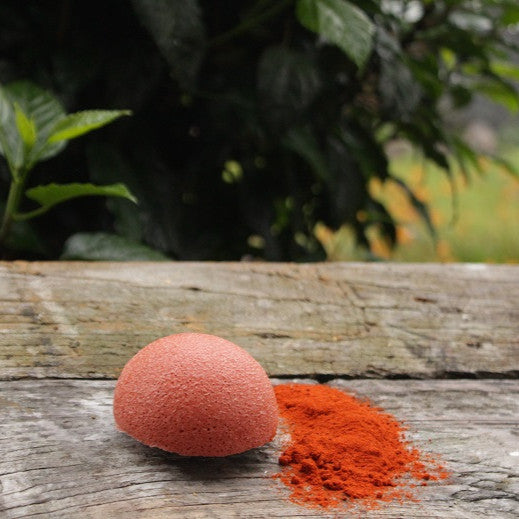 Turmeric Konjac Sponge (for dry or damaged skin)-1