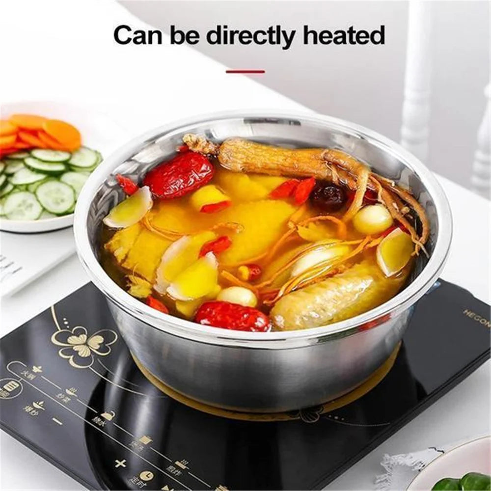 Kitchen Multipurpose Grater with Drain Basket 3 in 1 Multifunctional Stainless Steel Basin Vegetable Cutter Salad Maker Bowl